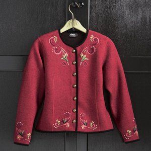 Icelandic Design Red Belvedere Jacket - New